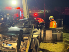 Mulher morre e duas ficam feridas em acidente entre carro e moto em Laguna
