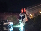 Colisão entre carro e caminhão deixa casal ferido na SC-108