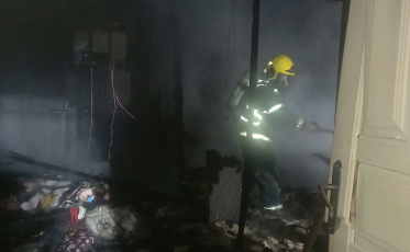 Fogo destrói móveis e eletrodomésticos em residência de Balneário Rincão