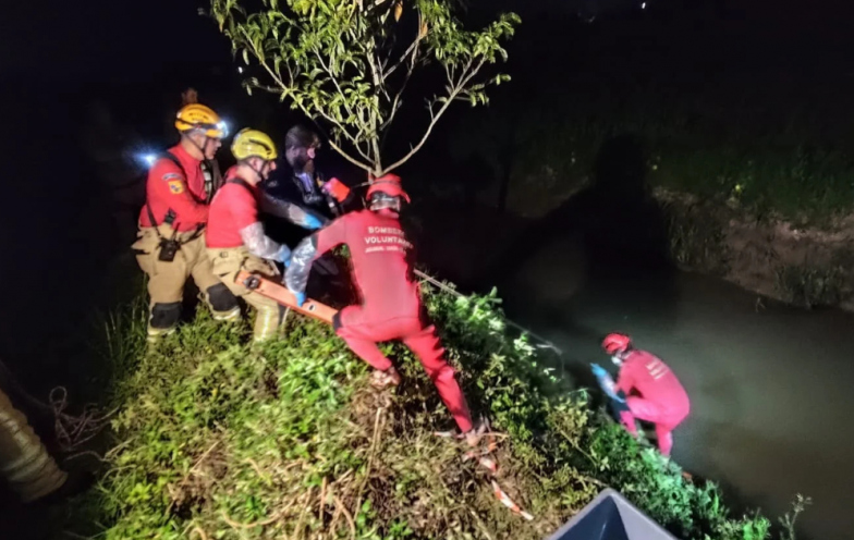 Após dois dias desaparecida, mulher é encontrada morta em córrego em Sangão