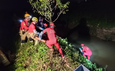 Após dois dias desaparecida, mulher é encontrada morta em córrego em Sangão