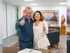Jorginho Mello deixa comando de SC e Marilisa assume durante período eleitoral