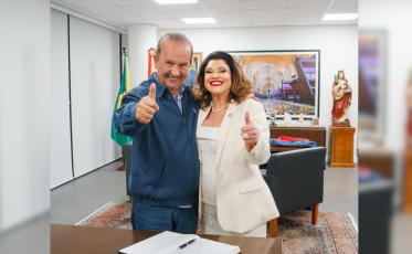 Jorginho Mello deixa comando de SC e Marilisa assume durante período eleitoral