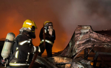 Incêndio destrói fábrica de salgadinhos em Santa Rosa do Sul