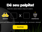 Bolão Bistek: faça o palpite para Criciúma e Atlético-MG