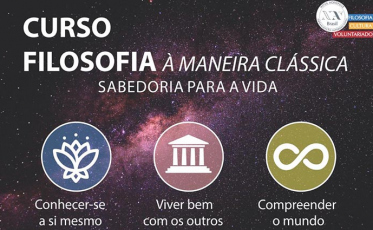 Duas aulas sobre filosofia em Criciúma no mês de maio