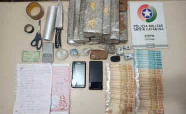 Dois homens presos com oito quilos de maconha