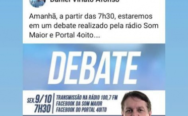Divulgação de debate em rede social de prefeitura rende polêmica