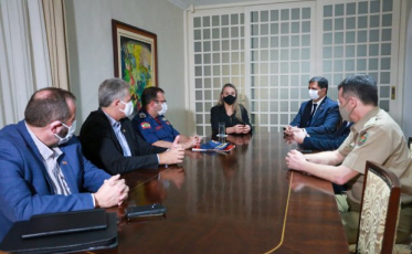 Governadora se reúne com a cúpula da segurança pública