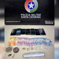 Homem abordado com cocaína leva polícia a ponto de tráfico em Lauro Müller