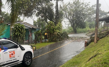 Chuvas: muitas ocorrências, mas somente danos materiais