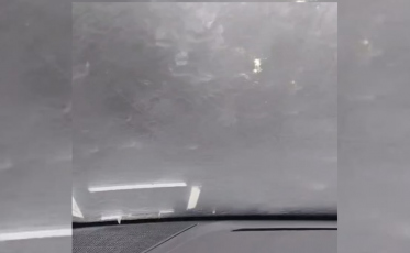Chuva de granizo é registrada em diferentes pontos de Criciúma