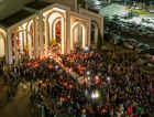 Bispo desmaia durante missa de chegada da imagem de São Miguel Arcanjo 