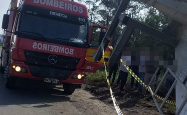 Içara: homem morre em acidente entre caminhão e caminhonete