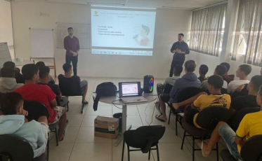 Tigra: Atletas da base recebem orientações de saúde