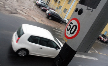 Sete mil multas de trânsito por mês