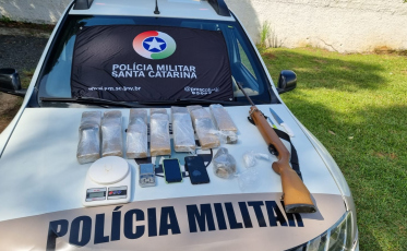 Drogas são apreendidas pela PM em Criciúma