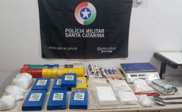 Mais de 12 kg de cocaína são apreendidos em suposto laboratório