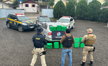 Homem é preso com mais de 200 quilos de maconha no carro em Braço do Norte
