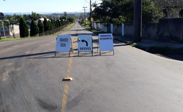 Criciúma: Rodovia Pedro Manoel Pereira será fechada a partir desta segunda-feira