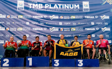 Tênis de Mesa do Mampituba/FME Criciúma é vice-campeão Brasileiro Paralímpico