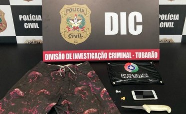 Dupla que havia roubado posto de combustível é presa em Tubarão