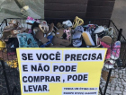 No Rio Maina, a solidariedade em um cesto com calçados