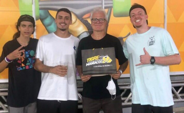 STU National: Lenda do skate recebe camisa oficial do Tigre
