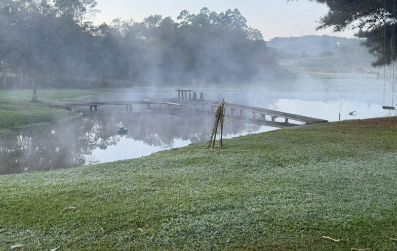 Veja imagens: com -9,1°C na Serra e geada no Sul, SC registra frio histórico nesta quarta