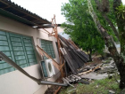 Escola de Forquilhinha atingida pelo vento será reformada
