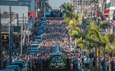 Romaria reúne multidão em Araranguá e reforça devoção à Mãe dos Homens