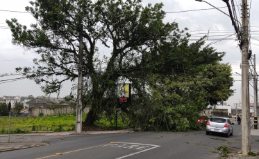 Balneário Arroio do Silva registra ventos de quase 100 km/h