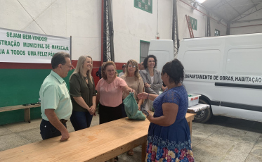 Famílias de Maracajá recebem peixes para a Sexta-Feira Santa