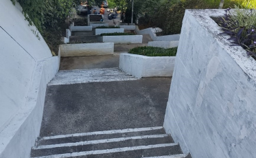 Agora a escadaria da Santo Antônio está limpa