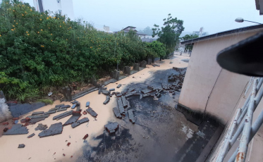 Chuva forte e estragos na região (VÍDEOS)