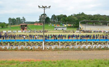 Evento em Nova Veneza reúne aproximadamente 450 escoteiros