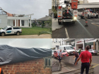 Confira o rastro de destruição causado pelo vendaval no Sul de SC (Vídeos e fotos)