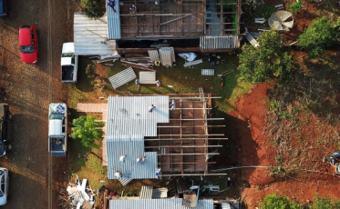 Defesa Civil confirma que cidade do Extremo Oeste foi atingida por um tornado