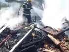 Casa pega fogo em Morro da Fumaça