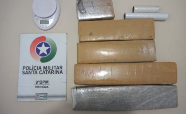 PM apreende mais de 5 kg de maconha no bairro Paraíso