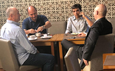 Felipão visita Criciúma e fala com a Som Maior