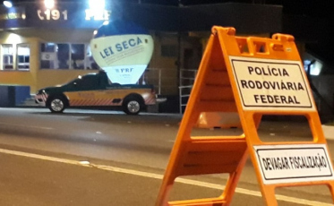 Entre sexta e domingo, PRF flagrou 284 motoristas embriagados