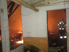 Casa é atingida por incêndio em Içara