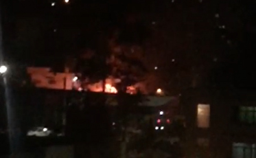 Bombeiros atendem ocorrência de incêndio (VÍDEO)