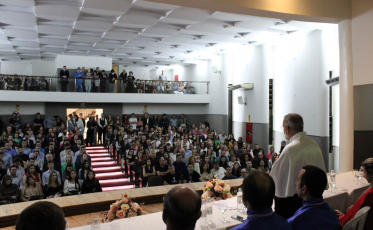 Formatura celebra conquista de acadêmicos UniSatc