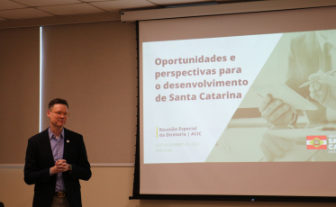 Diretoria da Acic recebe secretário Cleverson Siewert