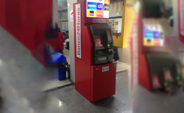 Rodoviária de Criciúma com caixa eletrônico