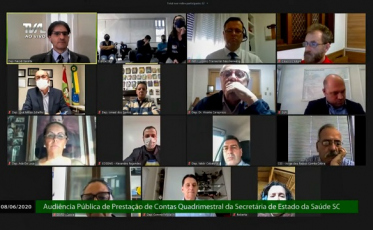 Saúde apresenta balanço à Alesc 