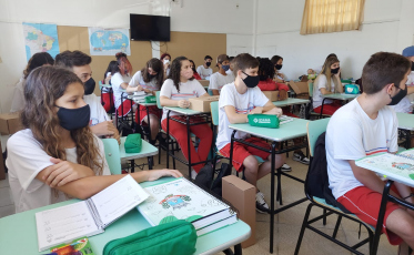 Em Içara, 7 mil alunos de volta às salas de aula