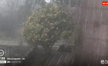 A qualquer momento tem neve na Serra. Assista! (VÍDEO)